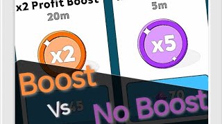 Eatventure  Profit Boost Vs No Profit Boost  Speedrun Gameplay [upl. by Siblee]