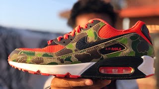 AIR MAX 90 “ REVERSE DUCK CAMO “ nike nikeairmax90 sneakerhead [upl. by Aivatnuhs300]