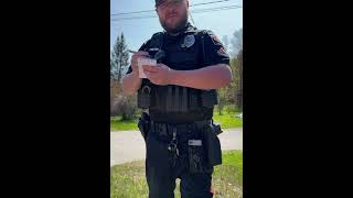 Sabattus Maine police officer Caleb Fortin lies on camera 🎥 [upl. by Eibur]