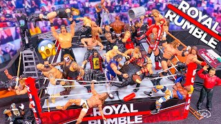 Royal Rumble WWE Action Figure Match Hardcore Championship [upl. by Malinde]