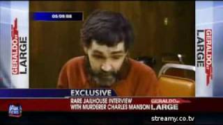 Charles Manson Interview With Geraldo Rivera in 1988 FOX NEWS 2 [upl. by Thelma]