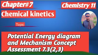 lec11 Potential Energy diagram and reaction mechanism  Rate Determining Step  Chemistry 11 2024 [upl. by Narual]