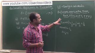 Axiomatic approach to Probability  CBSE 11 Maths NCERT Ex 163 intro Part 1 [upl. by Giule]