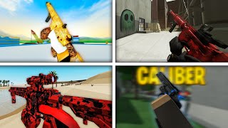 Top 5 UNDERRATED ROBLOX FPS GAMES 2021 [upl. by Nangatrad526]