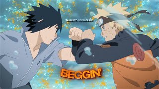 4K Naruto vs Sasuke AMVEdit  Beggin [upl. by Flanigan]