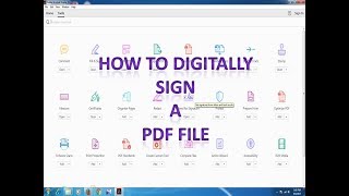 How to Digitally Sign a PDF file by DSC [upl. by Mikes]