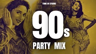 90s Bollywood Nonstop Dance Remix  Dj manish  Best of 90s Superhit Songs  Tune in Studio [upl. by Cooperman535]