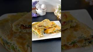 Egg Wrap Tortilla  Breakfast Egg Wrap recipe shorts viralvideo tortilla [upl. by Atenahs]