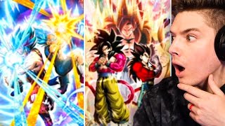 NEW LR SSB GOKUVEGETA amp LR SSJ4 GOGETA REVEAL REACTION ON DOKKAN BATTLE 7TH ANNIVERSARY [upl. by Uah951]