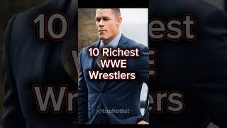 Top 10 Richest WWE Wrestlers and Their Net Worth 2024 wwe shorts [upl. by Orola]