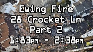 Natural Gas Explosion Ewing NJ Fire Department Homes explode  Part 2 DISPATCH AUDIO [upl. by Marysa]