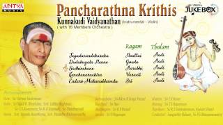 pancharathna Krithis  Kunnakudi Vaidyanathan  Instrumental Violin [upl. by Hannahoj836]