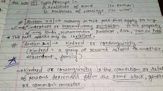 Sec 23 amp 24 Consanguinity  ISA1925Family Law 6th Semester Part 27 [upl. by Kohcztiy554]