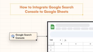 How to Connect Google Search Console to Google Sheets in OneClick [upl. by Hcirdla]