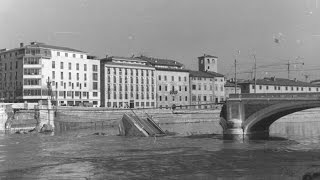 Novembre 1966  Lalluvione a Pisa [upl. by Ahsitul138]