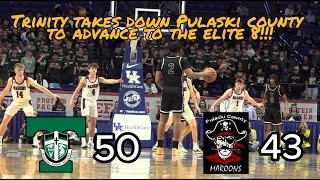 Pulaski County vs Trinity  KHSAA Boys Sweet 16  HIGHLIGHTS  32124 [upl. by Ocirderf373]