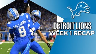 Detroit Lions vs Los Angeles Rams Game Recap  An NFL Week 1 OT Thriller [upl. by Vihs615]