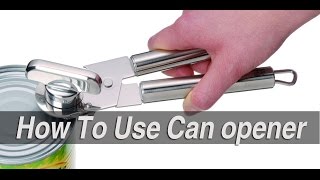 How to use a can opener [upl. by Nohshan445]