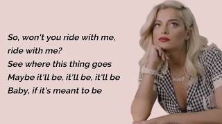 Meant To Be  Bebe Rexha Feat Florida Georgia Line Lyrics [upl. by Naired585]