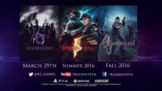 Resident Evil 4 5 6 PS4 amp XboxOne versions  Trailer dannonce [upl. by Oicnevuj]