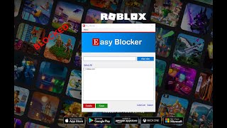 How to block roblox on computer Get Easy Blocker application [upl. by Eilsehc20]