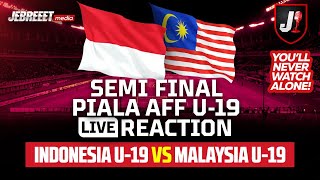 🔴INDONESIA VS MALAYSIA  SEMIFINAL AFF U19  LIVE REACTION [upl. by Lysander]