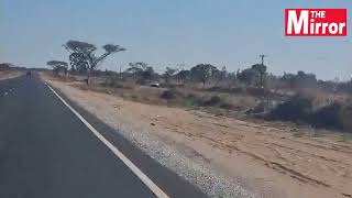 Government has completed the dualisation of a 30km stretch of road along MasvingoHarare Highway [upl. by Adelle]