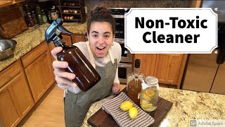 Homemade AllPurpose NonToxic Cleaner [upl. by Nylodam]