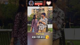 Ruhi cute moments kiss part 16  subscribe love funny [upl. by Johnna264]