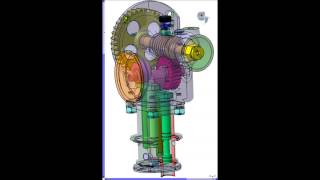 Clerget 9B Rotary Engine Oil Pump WORKING [upl. by Ettevol636]