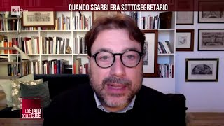 Montanari quando Sgarbi era sottosegretario  Lo stato delle cose 11112024 [upl. by Lawtun52]