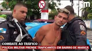 Traficantes são presos pela PM em bairro de Maricá Assista ao vídeo [upl. by Allison]