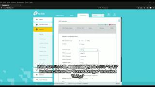 How to put the TP Link TDW9977 into quotBridge modequot [upl. by Darej408]