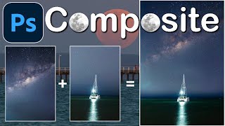 Simple Photoshop Composite [upl. by Eimarrej]