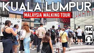 KUALA LUMPUR Malaysia 🇲🇾 4K Walking Tour 2024  Bukit Bintang amp River of Life [upl. by Fuhrman]