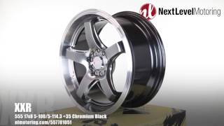 NLMotoringcom 360 XXR 555 17X8 Flat Black 510051143 35mm 555781022 [upl. by Eissert]