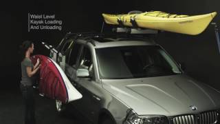 Thule Hullavator Load Assist Kayak Carrier Demonstration [upl. by Einahpit103]