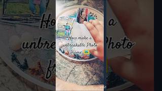 How to make a unbreakable photo frame 🖼️ 🎨💌❤️  youtubeshorts viralvideo shorts resin [upl. by Airogerg212]