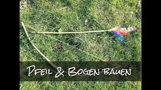 DIY  Einen einfachen Bogen bauen  Anleitung für und mit Kindern [upl. by Rettig243]