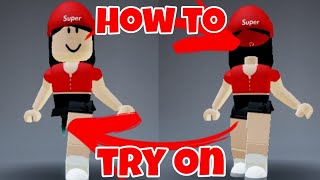 How to try on korblox leg and headless head for free [upl. by Knowles901]