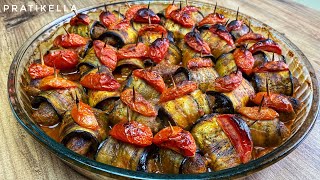 PATLICAN SARMA TARİFİ 💯 ENFES KÖFTELİ PATLICAN SARMA NASIL YAPILIR😋 [upl. by Paschasia201]