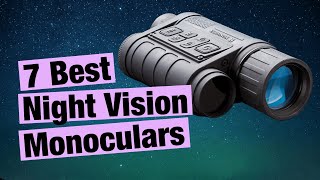 7 Best Night Vision Monoculars In 2021  Best Budget Night Vision Monoculars [upl. by Ahsakat]