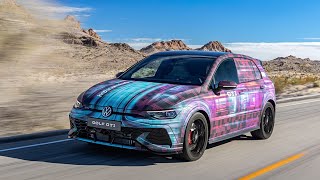 Volkswagen Offers Sneak Peek of 2025 VW Golf Facelift Ahead of CES [upl. by Ahgiel]