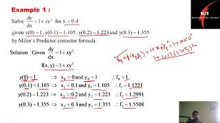 Milnes Predictor Corrector Method [upl. by Ginzburg437]