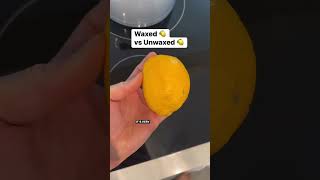 Waxed vs Unwaxed 🍋 jokes fruitlover citrus lol [upl. by Kaspar]