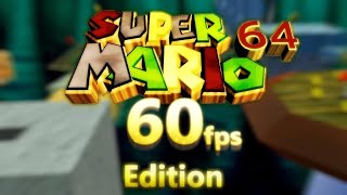 Super Mario 64 60 FPS Edition  Longplay  N64 [upl. by Filemon815]