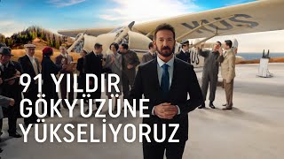 91 Yıldır Kanatlarımızı Gökyüzüne Açıyoruz  Türk Hava Yolları [upl. by Eceerahs13]