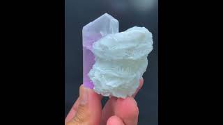 Pink Kunzite with Cleavelandite Albite from Afghanistan [upl. by Aihsatan]