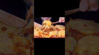 ASMR EXTREME CHEESY BEEF LASAGNA EATING SOUNDS MUKBANG [upl. by Aicnorev]