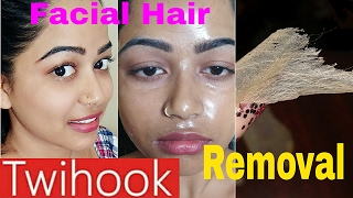 Remove your facial hairs with natural peel off face mask  tutorial by Priyanka [upl. by Wagoner]